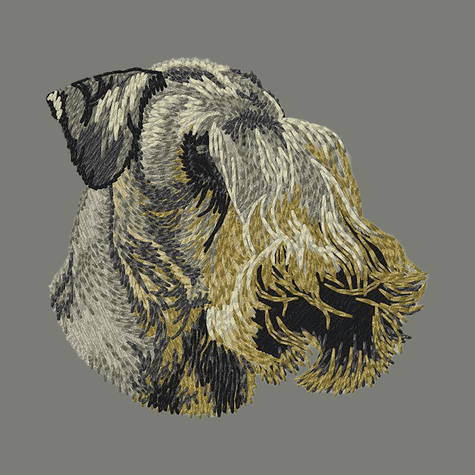 Cesky Terrier Embroidered Wearable Blanket