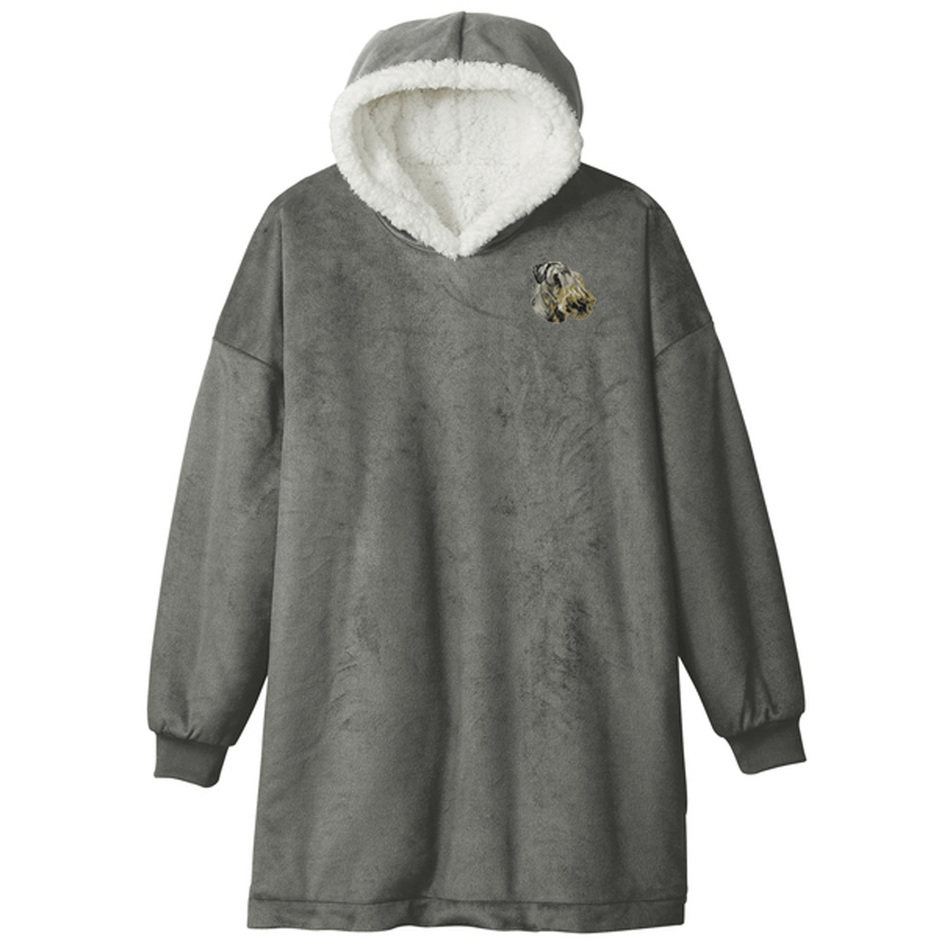 Cesky Terrier Embroidered Wearable Blanket