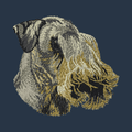 Cesky Terrier Embroidered Wearable Blanket