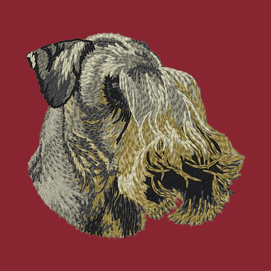 Cesky Terrier Embroidered Wearable Blanket