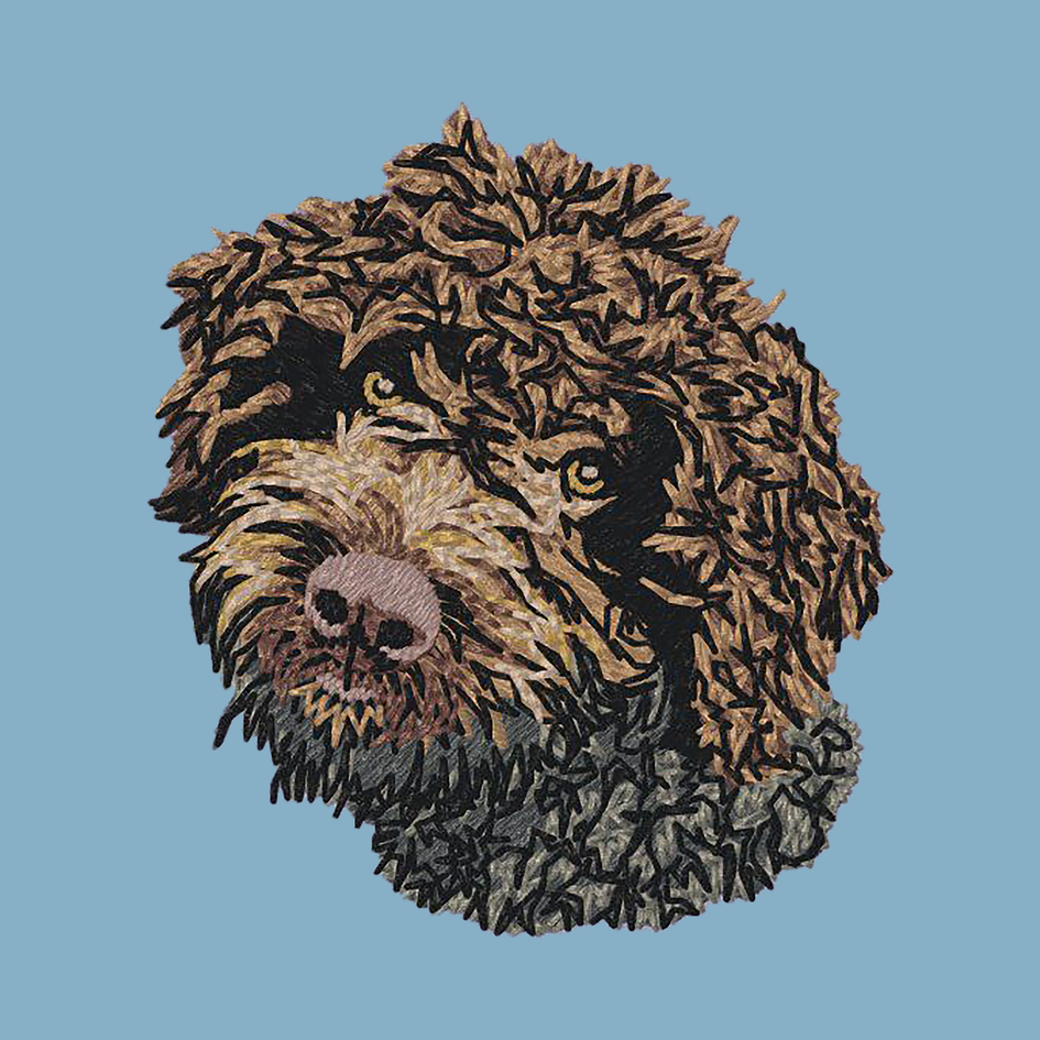 Lagotto Romagnolo Embroidered Classic Long Sleeve Shirt