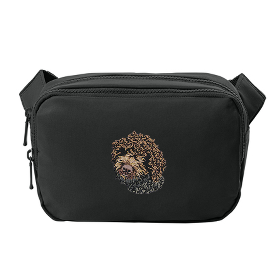 Lagotto Romagnolo Embroidered Crossbody Bag