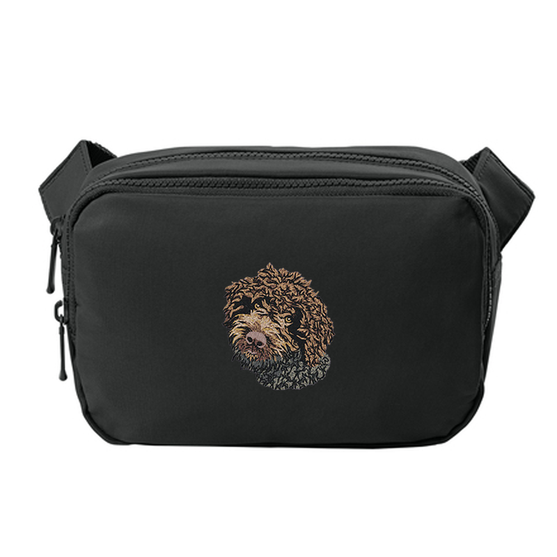 Lagotto Romagnolo Embroidered Crossbody Bag
