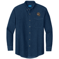 Lagotto Romagnolo Embroidered Men's Denim Shirt