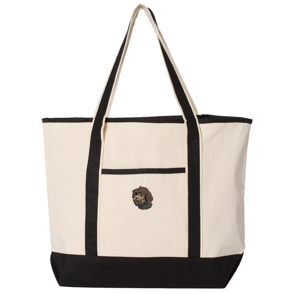 Lagotto Romagnolo Embroidered Tote