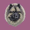 Keeshond Embroidered Classic Long Sleeve Shirt