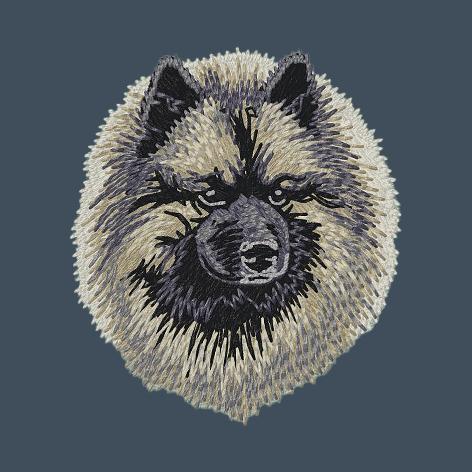 Keeshond Embroidered Baseball Cap
