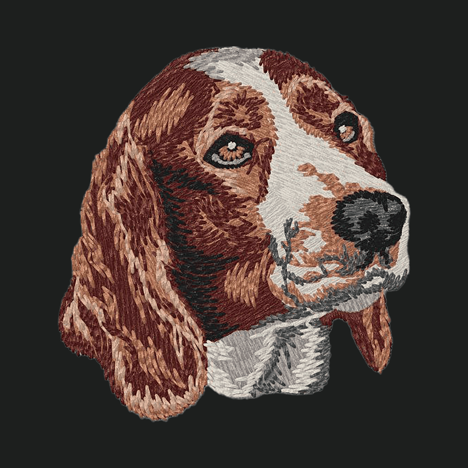 Welsh Springer Spaniel Embroidered Crossbody Bag