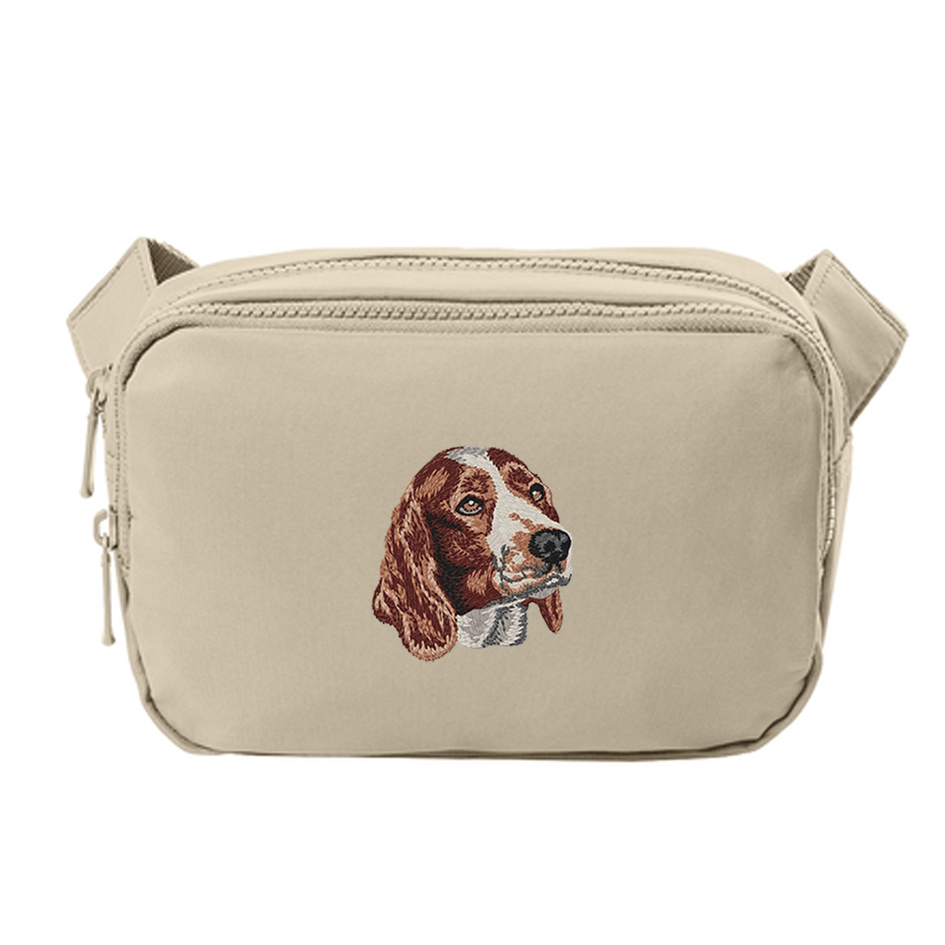 Welsh Springer Spaniel Embroidered Crossbody Bag
