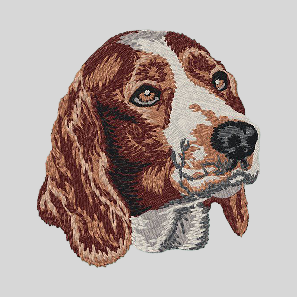 Welsh Springer Spaniel Embroidered Mock Neck Sweatshirt