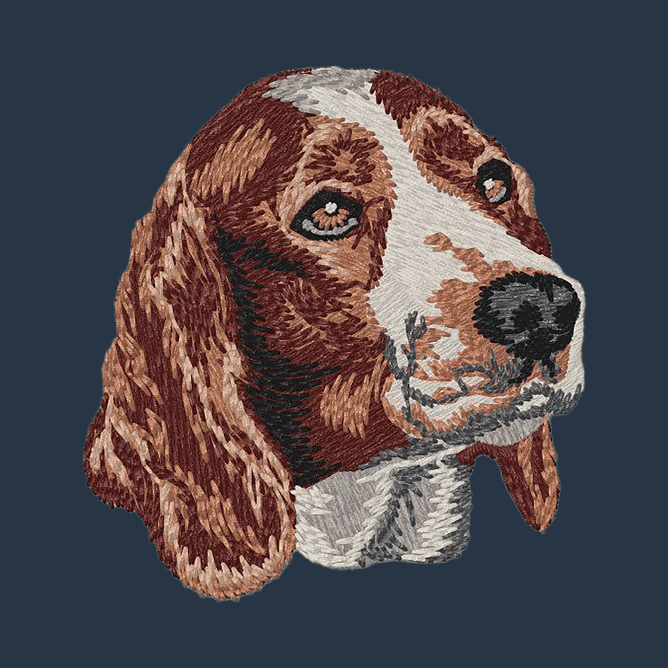 Welsh Springer Spaniel Embroidered Wearable Blanket