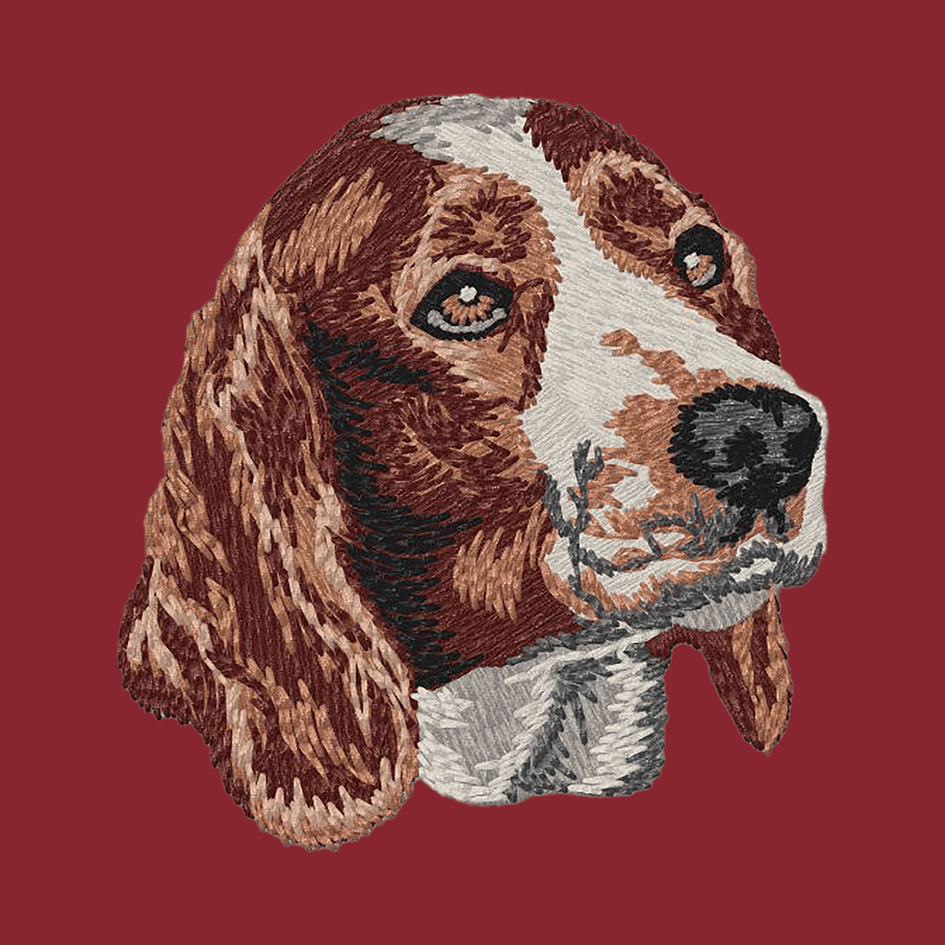 Welsh Springer Spaniel Embroidered Wearable Blanket