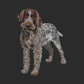 Wirehaired Pointing Griffon Embroidered Classic Long Sleeve Shirt