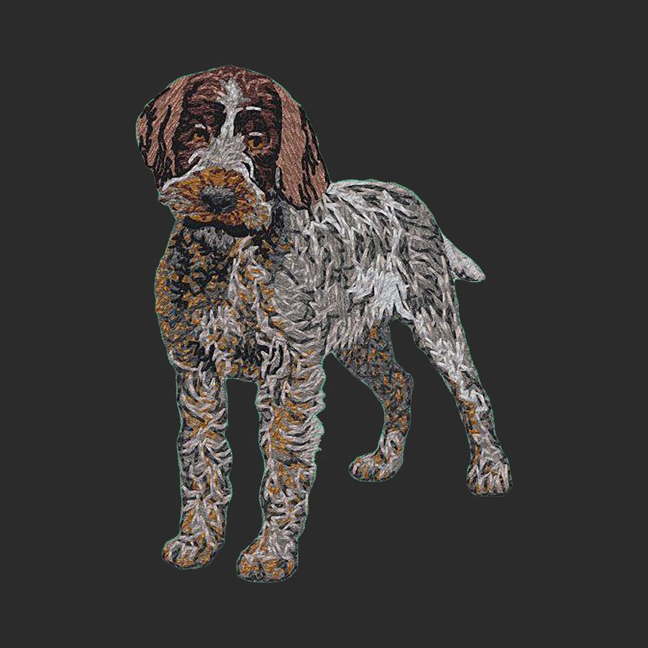 Wirehaired Pointing Griffon Embroidered Classic Long Sleeve Shirt