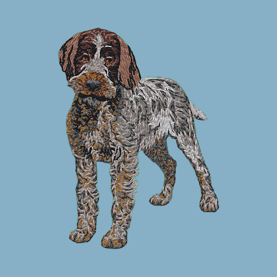 Wirehaired Pointing Griffon Embroidered Classic Long Sleeve Shirt