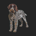 Wirehaired Pointing Griffon Embroidered Sweatshirt Hoodie