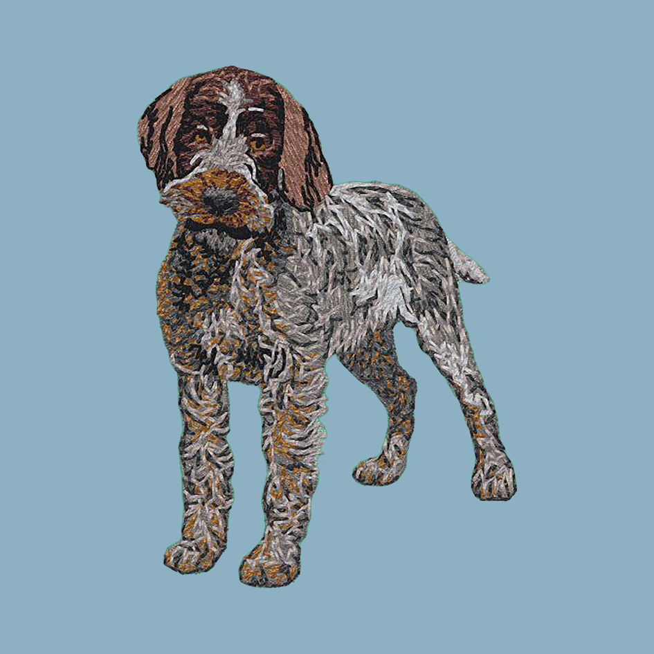 Wirehaired Pointing Griffon Embroidered Sweatshirt Hoodie