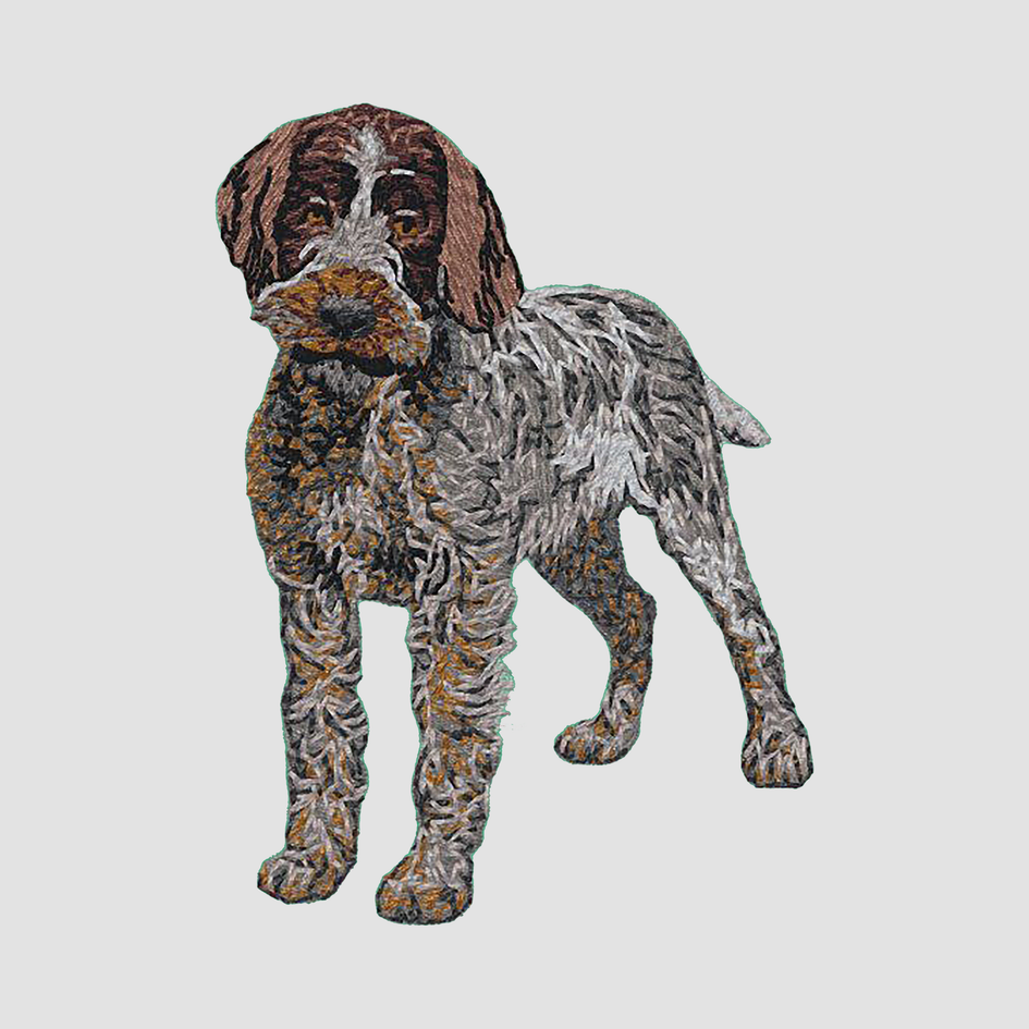 Wirehaired Pointing Griffon Embroidered Classic Long Sleeve Shirt