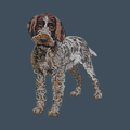 Wirehaired Pointing Griffon Embroidered Baseball Cap
