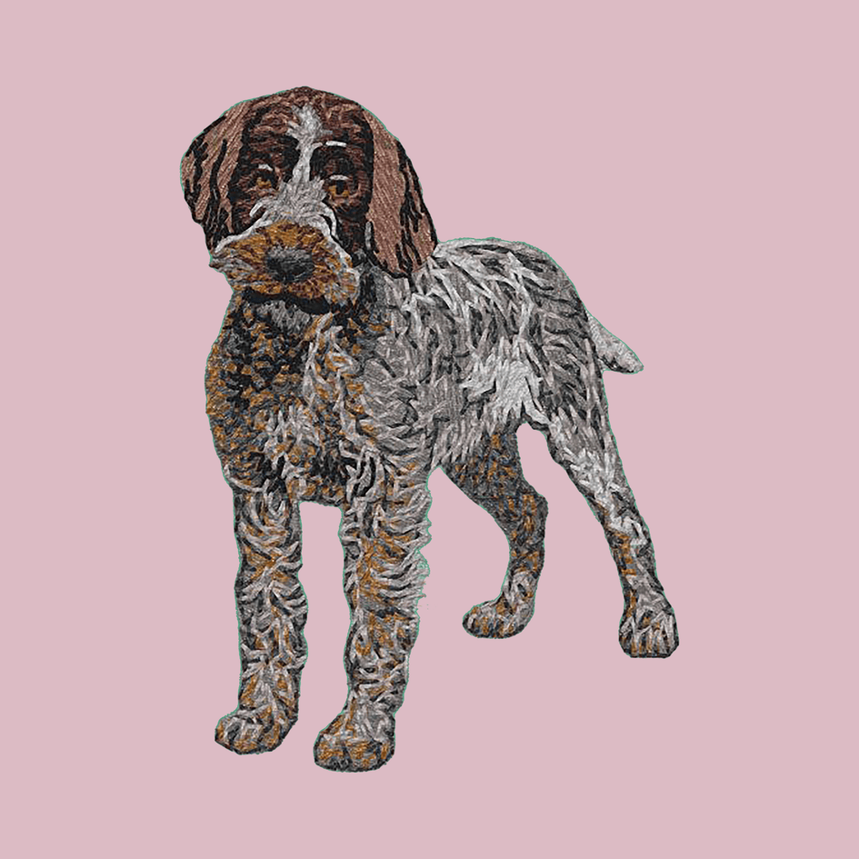 Wirehaired Pointing Griffon Embroidered Baseball Cap