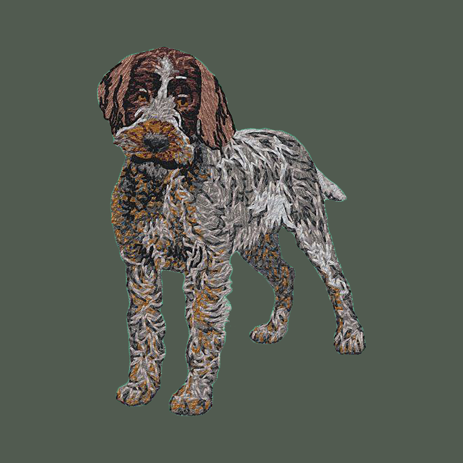 Wirehaired Pointing Griffon Embroidered Baseball Cap