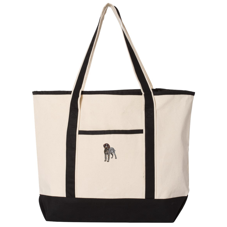 Wirehaired Pointing Griffon Embroidered Tote