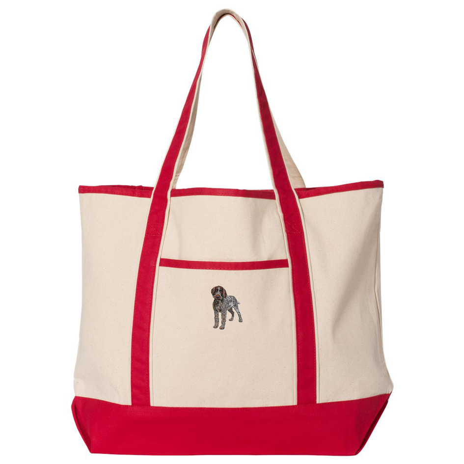 Wirehaired Pointing Griffon Embroidered Tote