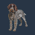Wirehaired Pointing Griffon Embroidered Wearable Blanket