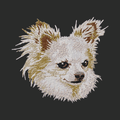 Chihuahua Embroidered Classic Long Sleeve Shirt