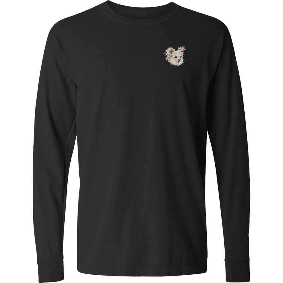 Chihuahua Embroidered Classic Long Sleeve Shirt