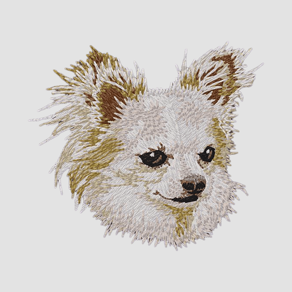 Chihuahua Embroidered Classic Long Sleeve Shirt