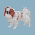 Japanese Chin Embroidered Sweatshirt Hoodie