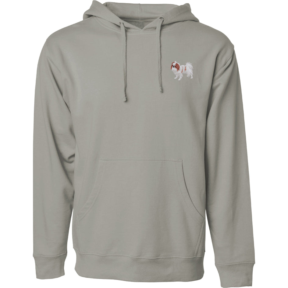 Japanese Chin Embroidered Sweatshirt Hoodie
