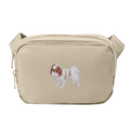 Japanese Chin Embroidered Crossbody Bag