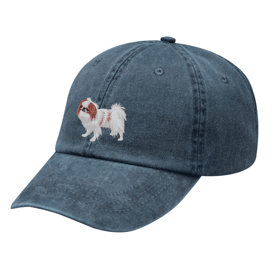 Japanese Chin Embroidered Baseball Cap