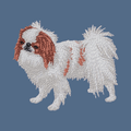 Japanese Chin Embroidered Women's Denim Shirt