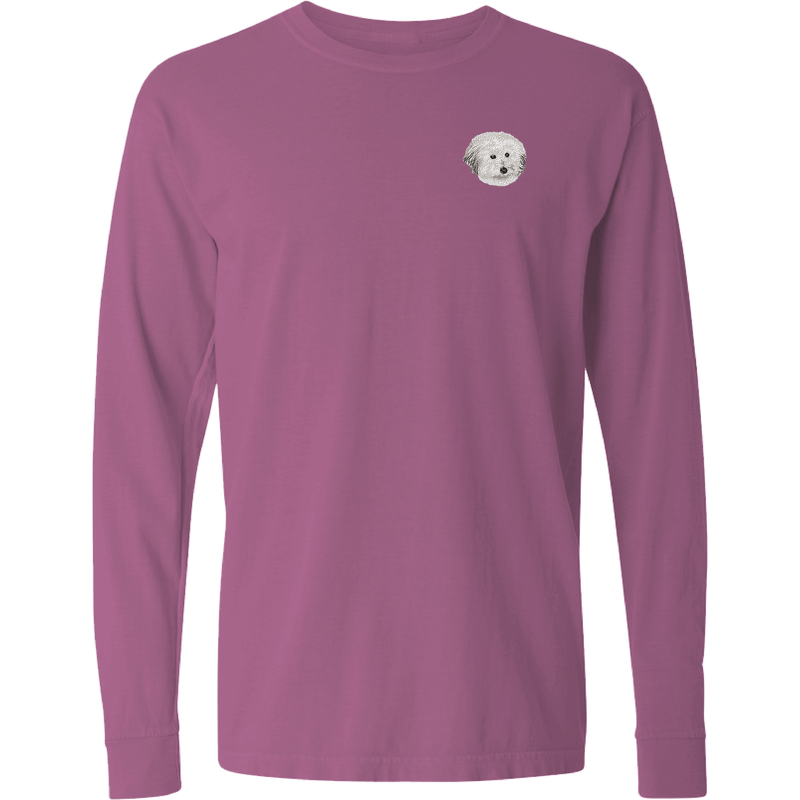 Coton de Tulear Embroidered Classic Long Sleeve Shirt