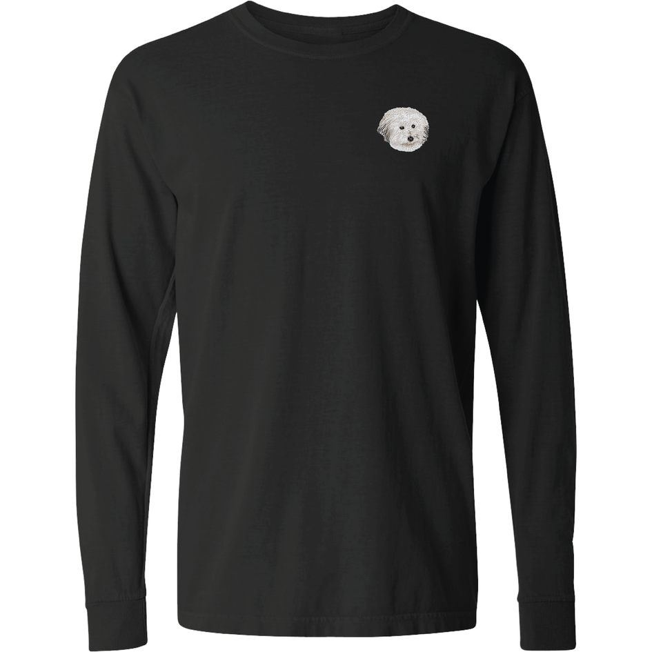 Coton de Tulear Embroidered Classic Long Sleeve Shirt