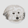 Coton de Tulear Embroidered Sweatshirt Hoodie
