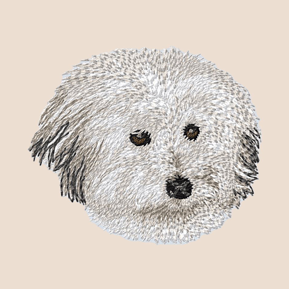 Coton de Tulear Embroidered Tote