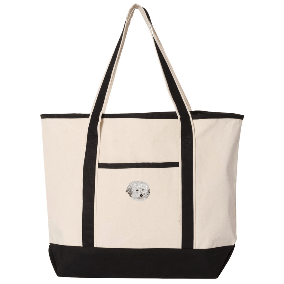 Coton de Tulear Embroidered Tote