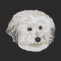 Coton de Tulear Embroidered Wearable Blanket