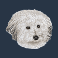 Coton de Tulear Embroidered Wearable Blanket
