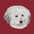 Coton de Tulear Embroidered Wearable Blanket