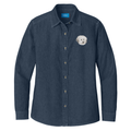 Coton de Tulear Embroidered Women's Denim Shirt