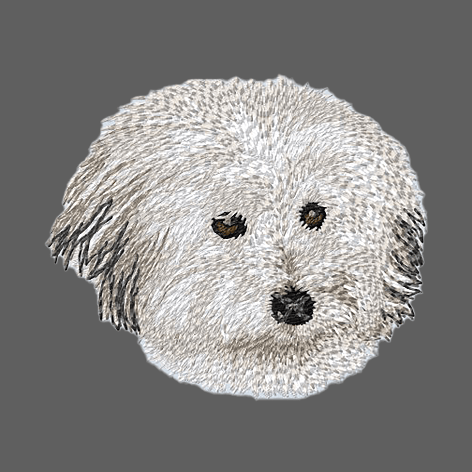 Coton de Tulear Embroidered Women's Fleece Jacket