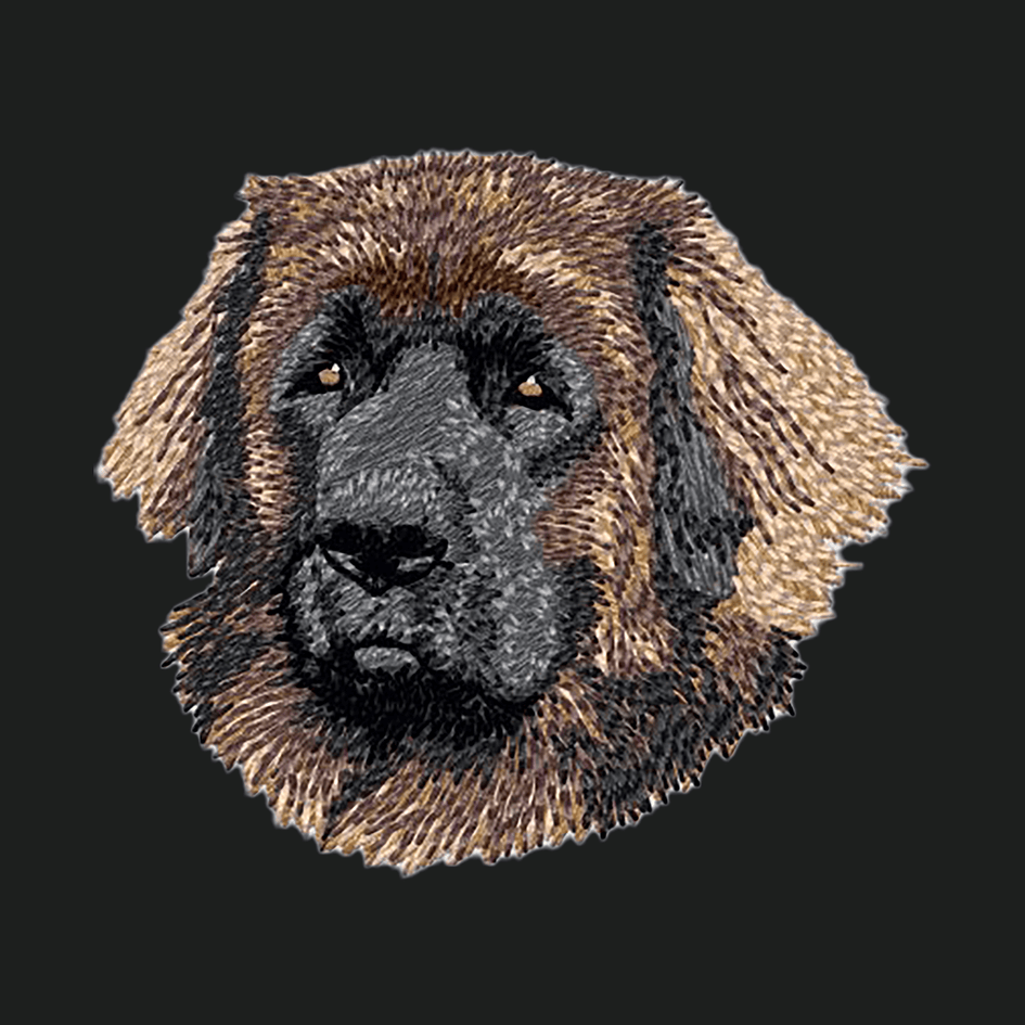 Leonberger Embroidered Crossbody Bag