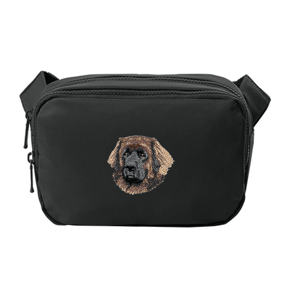 Leonberger Embroidered Crossbody Bag