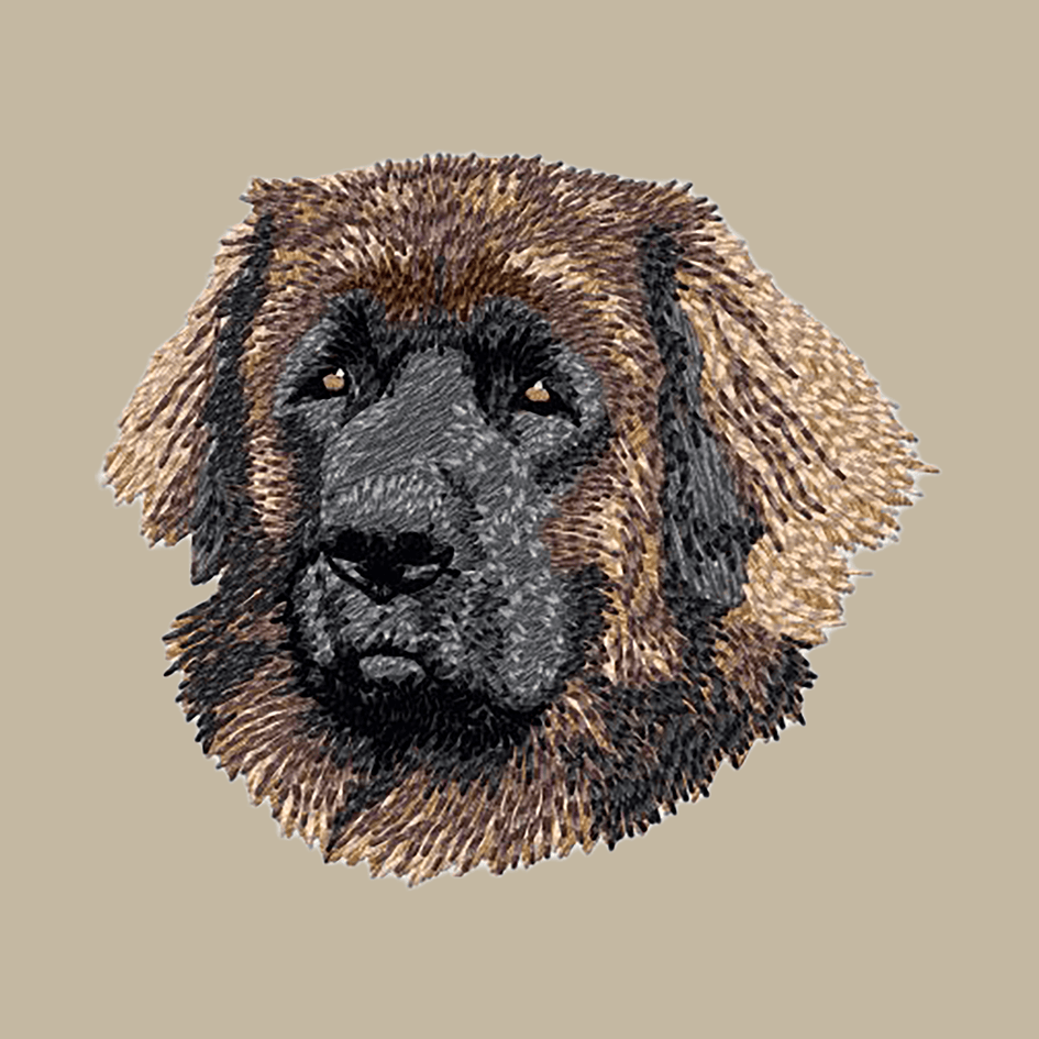 Leonberger Embroidered Crossbody Bag
