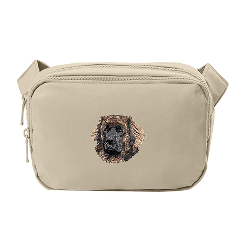 Leonberger Embroidered Crossbody Bag
